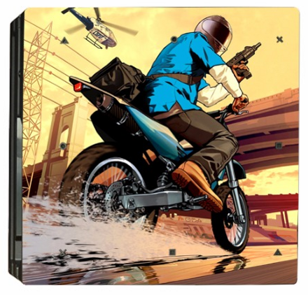 PS4 PRO polep GTA 5