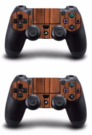 PS4 PRO polep WOOD