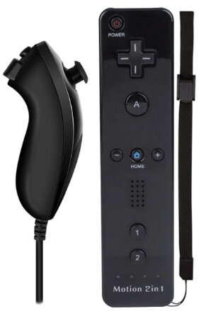 Wii sada Remote a Nunchuck ovládače