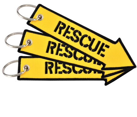 Kľúčenka látková RESCUE