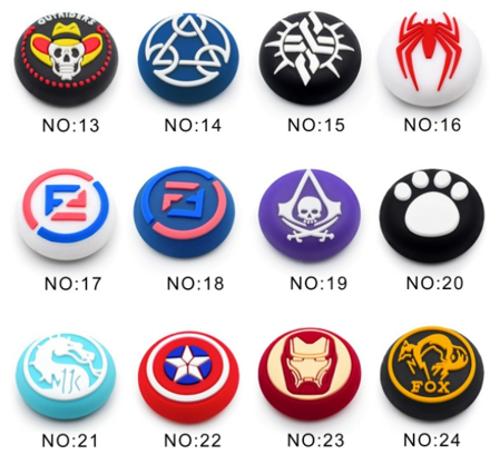 Silikónové klobúčiky ovládače PS5/PS4/PS3/Xbox One/Xbox series X Riders