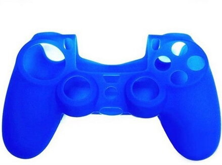 Silikonový obal PS4 modrý