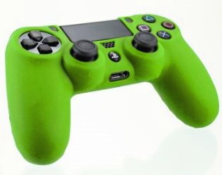 Silikonový obal PS4 zelený 