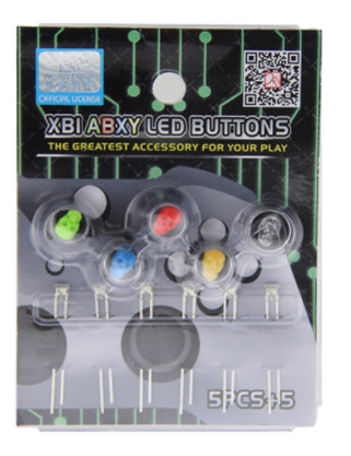 Led sada pre ovládač Xbox One - Skull Ghost edícia