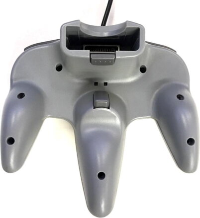USB N64 Design PC ovládač - šedá