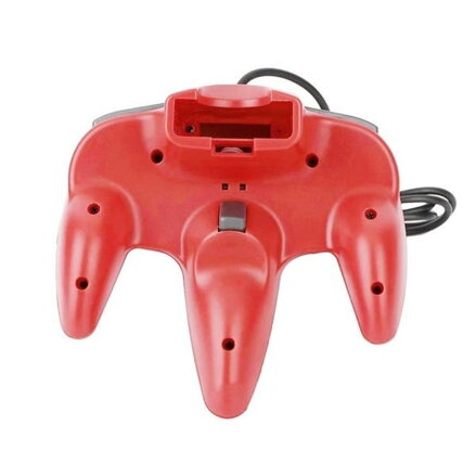 USB N64 Design PC ovládač - červená
