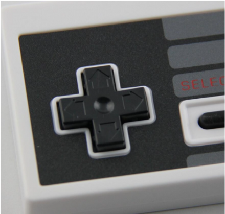 USB NES PC Ovládač - biely