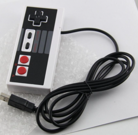USB NES PC Ovládač - biely