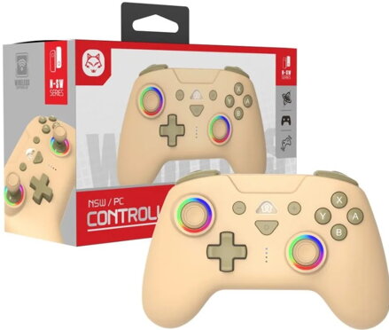 Nintendo Switch bezdrôtový ovládač béžový RGB