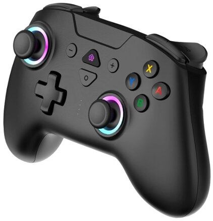 Nintendo Switch bezdrôtový ovládač čierny RGB