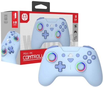 Nintendo Switch bezdrôtový ovládač modrý RGB