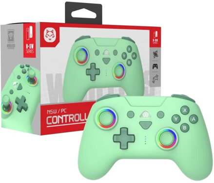 Nintendo Switch bezdrôtový ovládač zelený RGB