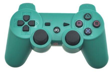 Ovládač PS3 Bluetooth zelený Ovládač PS3 Bluetooth zelený