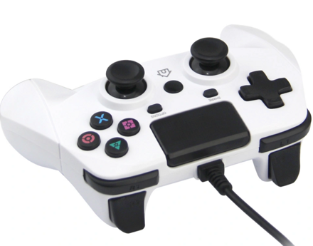 PS4 kabelový ovladač bílý PS4 kabelový ovladač bílý