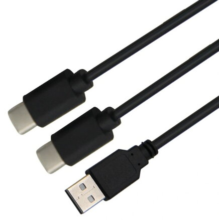PS5 nabíjací kábel ovládača USB-C 2 m duálny
