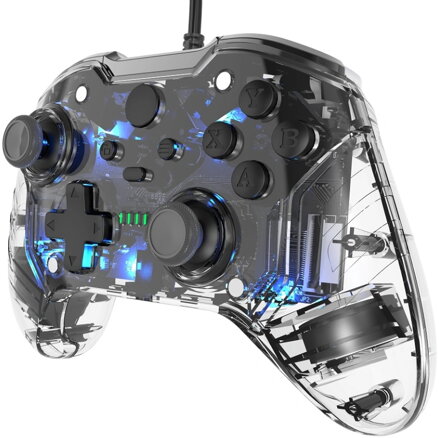Káblový ovládač Crystal pre xbox Series X/S