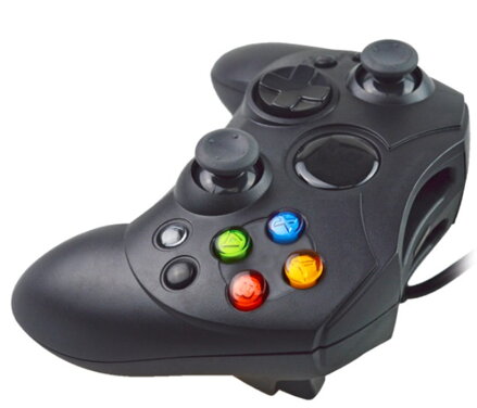 XBOX Original ovládač modrý transparent