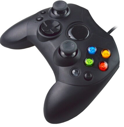 XBOX Original ovládač modrý transparent