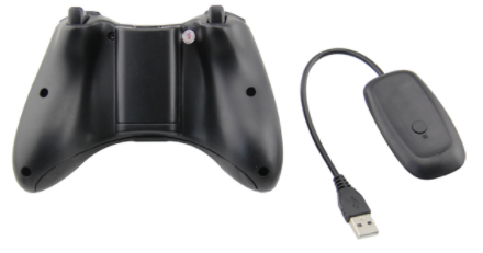 Bezdrôtový ovládač XBOX 360 / PC 2,4 GHz čierny