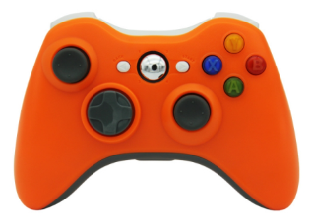 Bezdrôtový ovládač XBOX 360 / PC 2,4 GHz oranžový
