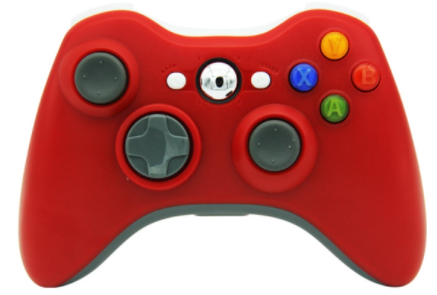 Bezdrôtový ovládač XBOX 360 / PC 2,4 GHz červený