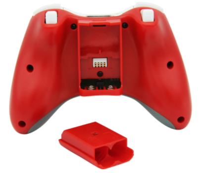 Bezdrôtový ovládač XBOX 360 / PC 2,4 GHz červený