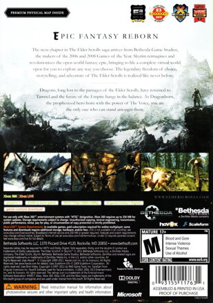The Elder Scrolls V: Skyrim XBOX 360