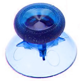 Transparentné krytky joysticku Xbox One ovládače modré