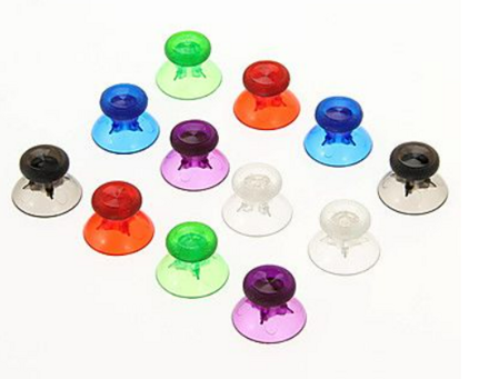 Transparentné krytky joysticku Xbox One ovládače zelené