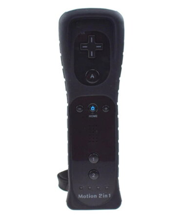 Wii Remote Controller + Nunchuck černý + motion + silikonový obal