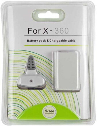 XBOX 360 Batéria 4800mAh + nabíjací kábel