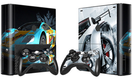 XBOX 360 E polep CAR