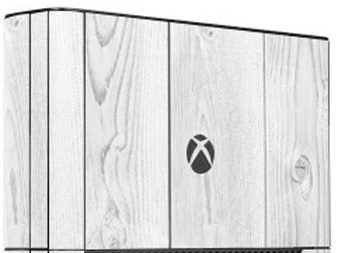 XBOX 360 E polep WHITE WOOD