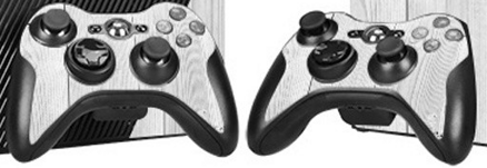 XBOX 360 E polep WHITE WOOD