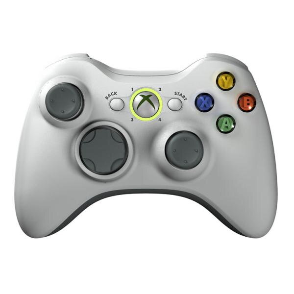 XBOX 360 bezdrôtový ovládač biely
