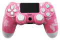 PS4 bezdrôtový ovládač ružový s kvetinovým vzorom AKCIA