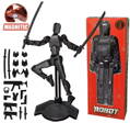 Akční postavička Robot + zbraně černý MINI