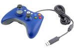  Xbox 360 káblový ovládač modrý