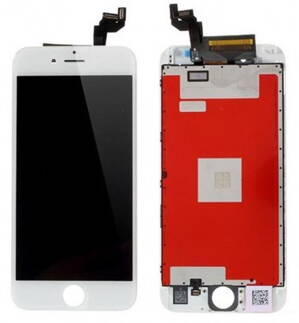 iPhone 6S LCD displej s rámom a dotykom, biely
