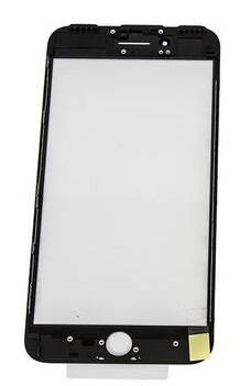 iPhone 7 čelné dotykové sklo s rámom a OCA lepiacou vrstvou PREMIUM - čierne