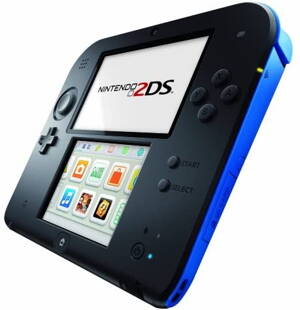 Nintendo 2DS black/blue