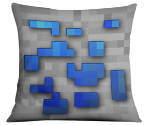 Povlak na vankúš Minecraft Lapis ore 45x45