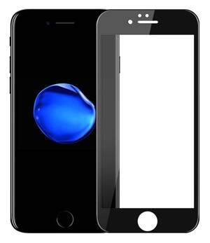 3D ochranné Tvrdené sklo pre iPhone 7 Plus čierny