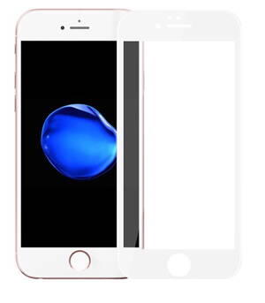 iPhone 6 / 6S ochranné tvrdené sklo 9H Premium biele