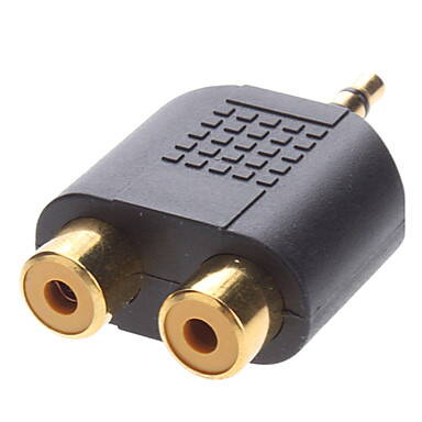 2RCA na 3,5 mm Jack redukcia