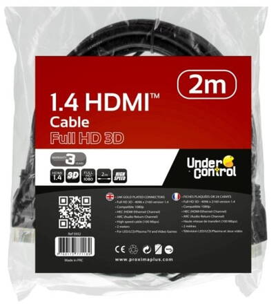 HDMI kábel 1.4 Full HD 3D - 2m
