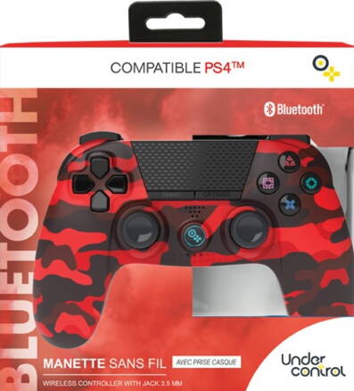 Ovladač PS4 bezdrotový CAMO Red Alert