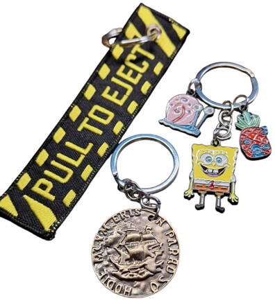 COMBO pack 3x klíčenka B