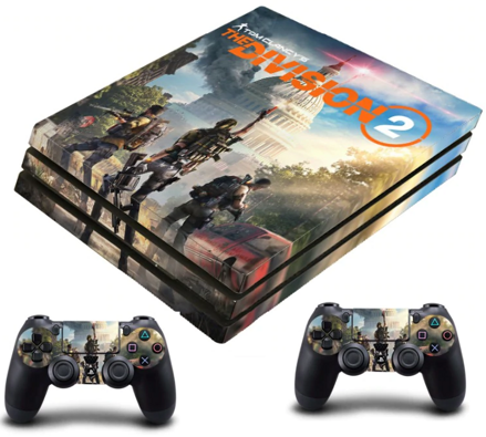 PS4 PRO polep Tom Clansys The Division 2