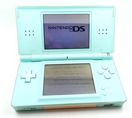 Nintendo DS lite blue/pink plus pouzdro